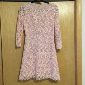 Les Copains Baby pink embroided dress